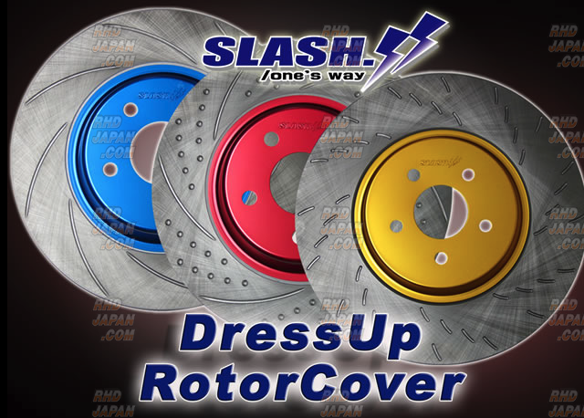 Slash One`s Way Dress Up Rotor Cover Set Rear Alumite Blue - Roadster NCEC